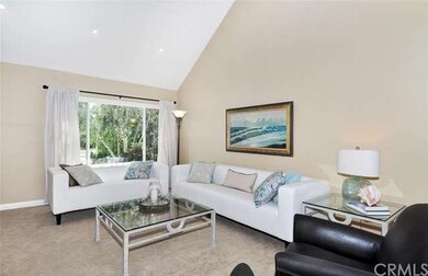 Spacious living room, window with views to pretty 