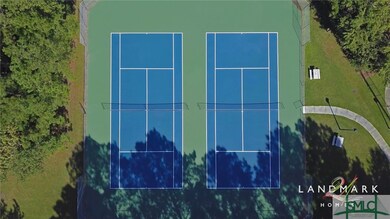 Community tennis courts