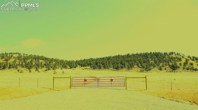 View of yard with a gate