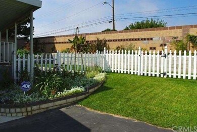Gated area in yard