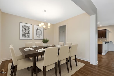 Virtually Staged Dining Room