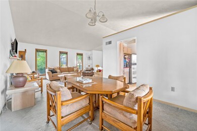 Upstairs Living and Dining Room