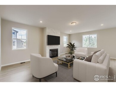 Great room with cozy fireplace