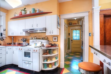 Renovated Kitchen keeps the original charm of the 