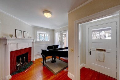 Entry foyer with vestibule
