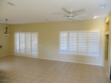 Family room with Plantation Shutters