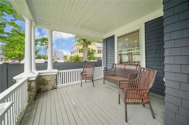 An inviting front porch