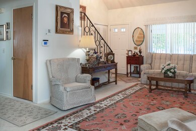 living room with fireplace