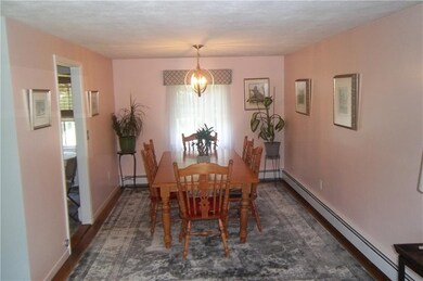Dining room with hardwood floors