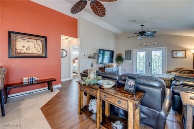 Living room featuring hardwood / wood-style floori