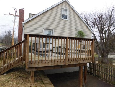 Virtual staging rear deck