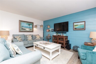 Living Room with Shiplap Accent Wall