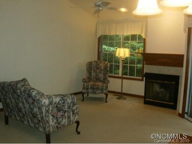 living room w/ fireplace