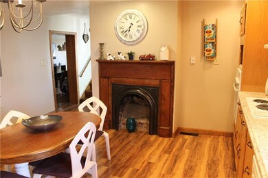 kitchen fireplace