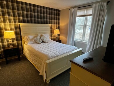 Queen size bed, could fit king
