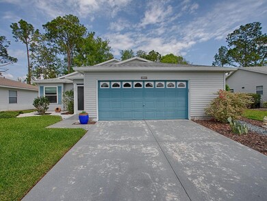 Oversized 2 car garage with plenty of room for toys and equipment.