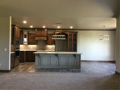 Open concept, Kitchen area from living room
