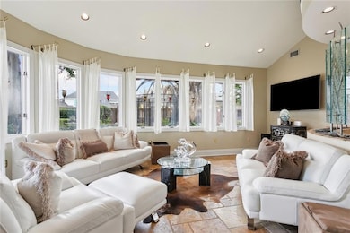 Solarium: 7 casement windows offer gorgeous rear view