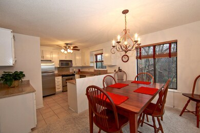 Dining and kitchen
