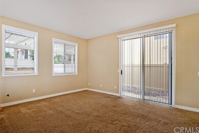 Patio door offers access to the great backyard