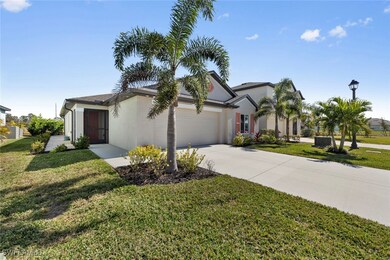 View of front of home featuring a garage and a fro