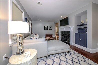 Family Room with built ins