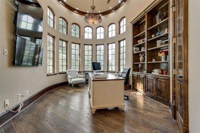 Upon entry to the left is the dramatic and bright 