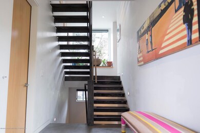 gun metal stairway