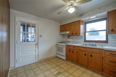 Door that leads out to 3 season room and back yard