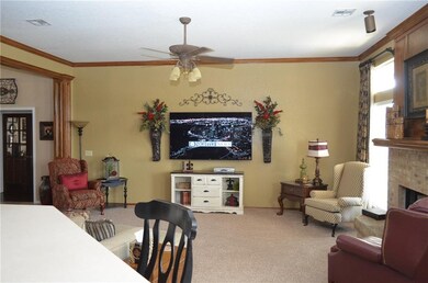 Living room looking from the kitchen
