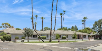 Sprawling ranch elevation