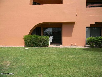 front of condo