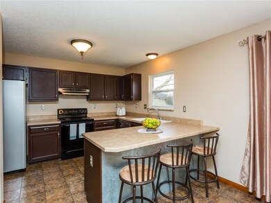 Eat-In Kitchen With Nice Breakfast Bar!