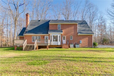 Rear view of the home.