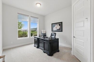 This spacious downstairs bedroom is currently styl