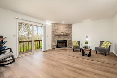 Gorgeous Stone Fireplace