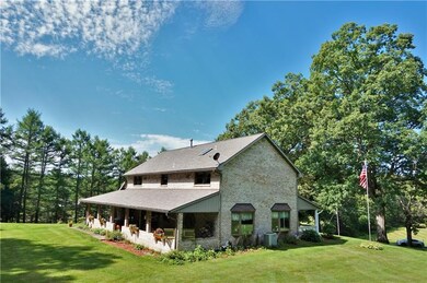 Enormous back porch and very private!