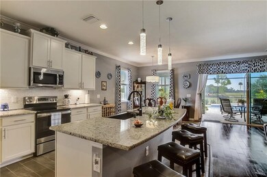 Great open kitchen with granite counters