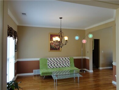 Formal Dining Room with Nail Down Hardwood Floors 