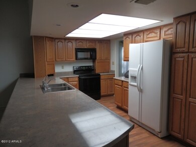 open remodeled kitchen and appliances