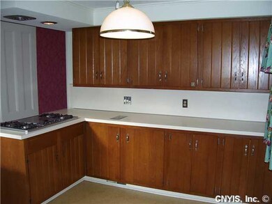 Kitchen. Cupboards galore! Plenty of storage space