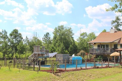 behind house