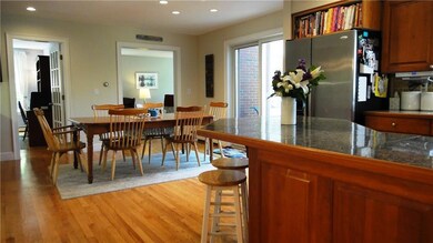 Kitchen with dining area, looking...