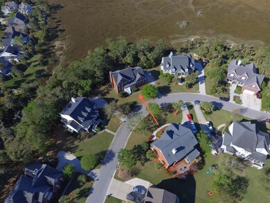 Aerial View with Arrow