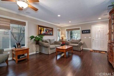 A view of the home's entry with porcelain tile flo