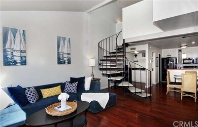 Soaring ceilings make this open space light, brigh