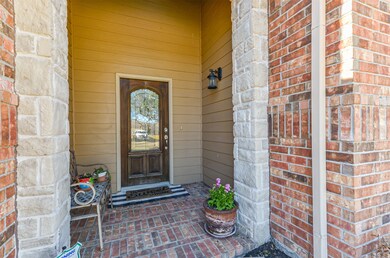 Welcoming front porch