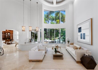 Soaring Volume 2 story Ceilings in the Living Room