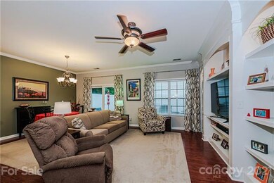 Cozy living room with gas fireplace