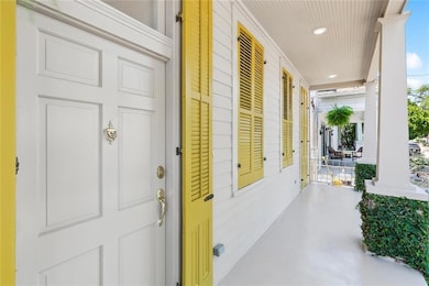 welcoming front porch